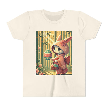 Geisha Kitten’s Easter Stroll Youth Short Sleeve Tee