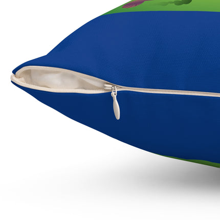 Rip-Roaring Fun Spun Polyester Square Pillow