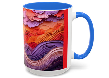 Dramatic Sunset Sky Colorful Mugs (11oz, 15oz)
