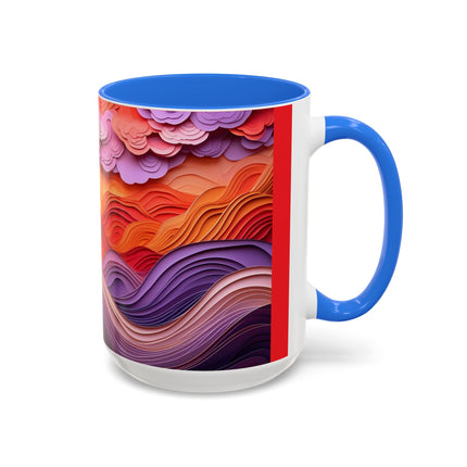 Dramatic Sunset Sky Colorful Mugs (11oz, 15oz)