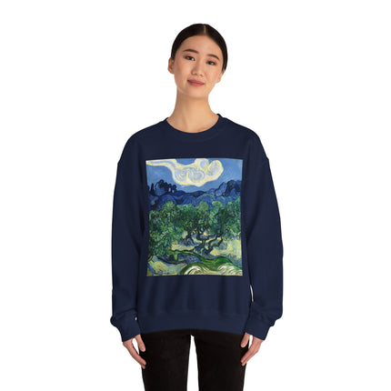 Olive Trees by Vincent Van Gogh Unisex Heavy Blend™ Crewneck Sweatshirt