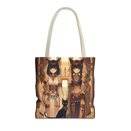 The Egyptian Priestess Cats Tote Bag – Temple Guardians & Ancient Grace