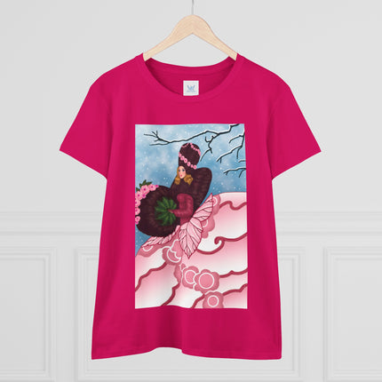 Winter Rose Empress Women's Midweight Cotton Tee