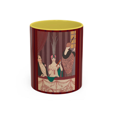 La Loge by George Barbier Colorful Mugs (11oz, 15oz)
