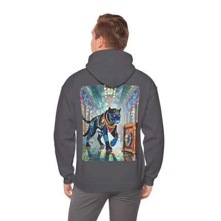 Cyber Panther’s Hunt – Heavy Blend™ Hooded Sweatshirt