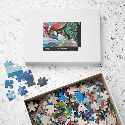 Techno Plumes Puzzle (110, 252, 520, 1014-piece)