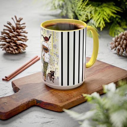 Wrapped in Elegance Colorful Mugs (11oz, 15oz)