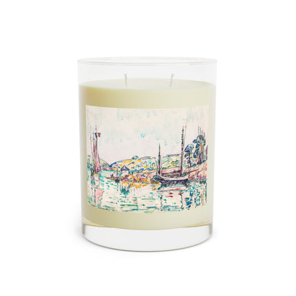 Concarneau by Paul Signac Scented Candle - Full Glass, 11oz - The White Tea & Fig, The Lavender & Sage, and The Ocean Mist & Moss