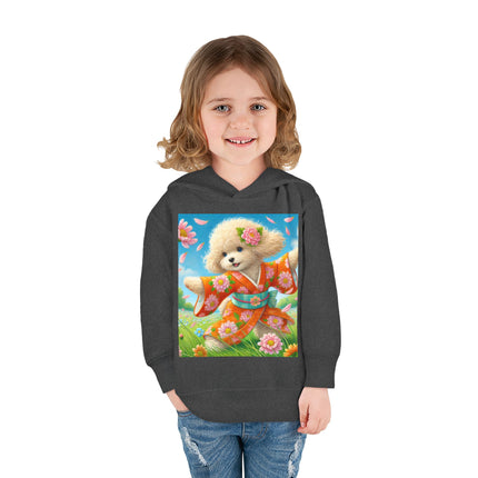 Chrysanthemum Meadow Play Toddler Pullover Fleece Hoodie