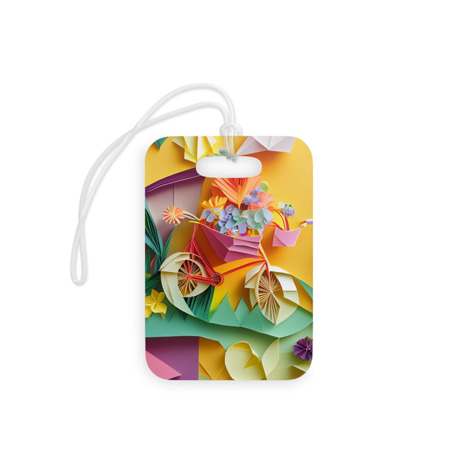 Origami Bicycle Luggage Tags