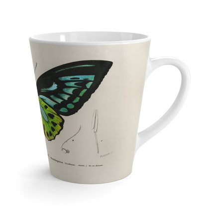 Green Birdwing by Charles Dessalines D' Orbigny Latte Mug