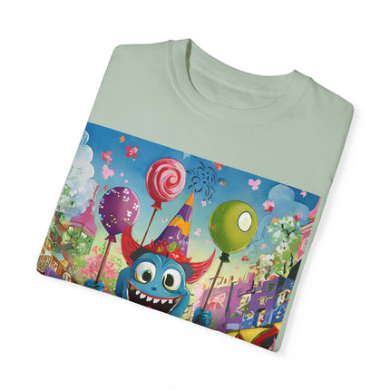 Monster Parade Madness Unisex Garment-Dyed T-shirt