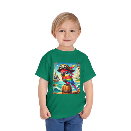 Captain Parrot and the Treasure Seas Toddler Short Sleeve Tee