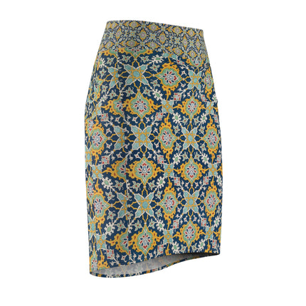 Arabesques by Émile Prisse d'Avennes Women's Pencil Skirt (AOP)
