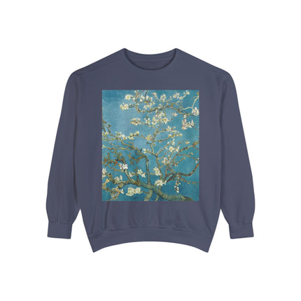 Almond Blossom by Vincent van Gogh Unisex Garment-Dyed Sweatshirt