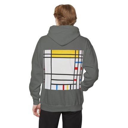 Place de la Concorde by Piet Mondrian Unisex Garment-Dyed Hoodie