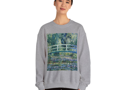 Water Lilies and Japanese Bridge by Claude Monet Heavy Blend™ Crewneck Sweatshirt