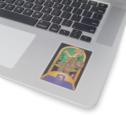October & Opal, Tourmaline (from the Gem Series) by Sofia Chiostri Kiss-Cut Stickers (4 Sizes)
