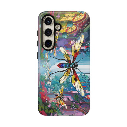 Neon Swarm Phone Cases