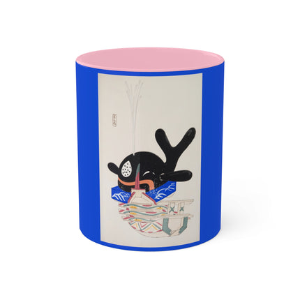 Illustrations of Japanese Toys Pl.009 by Kawasaki Kyosen Colorful Mugs, 11oz