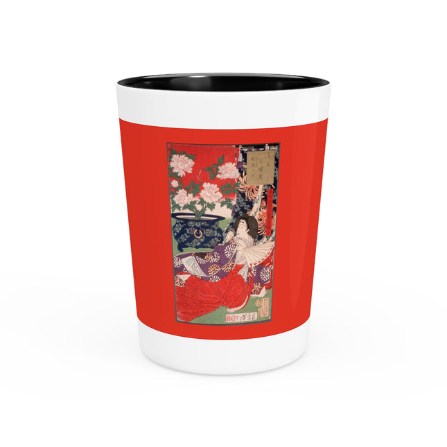 Earth for the Potted Plant by Tsukioka Yoshitoshi Ceramic Shot Glass