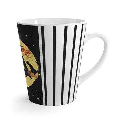 A Witch’s Moonlit Flight Latte Mug