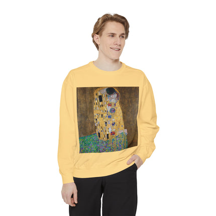 The Kiss by Gustav Klimt Unisex Garment-Dyed Sweatshirt