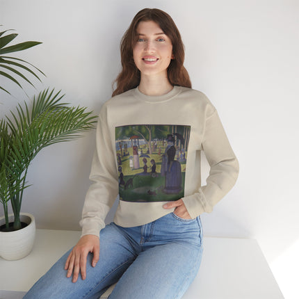 A Sunday on La Grande Jatte by Georges Seurat Heavy Blend™ Crewneck Sweatshirt