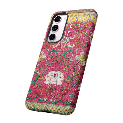 Pink Floral Pattern by Owen Jones Phone Cases