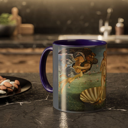 Birth of Venus by Sandro Botticelli Colorful Mugs (11oz, 15oz)