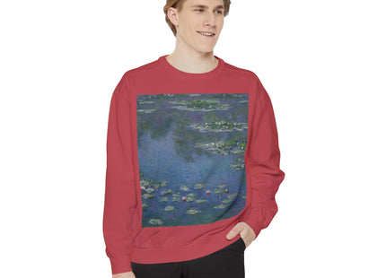 Water Lilies by Claude Monet Unisex Garment-Dyed Sweatshirt