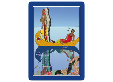 Le long du Missouri  by George Barbier Playing Cards