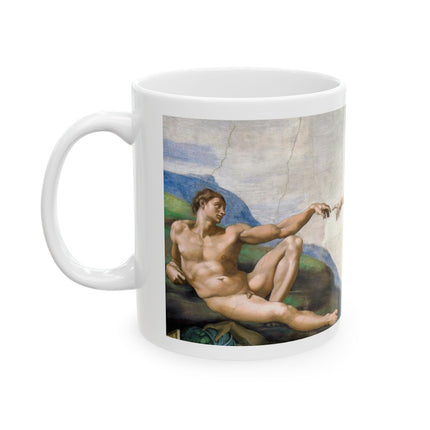 The Creation of Adam by Michelangelo Buonarroti Ceramic Mug (11oz, 15oz)