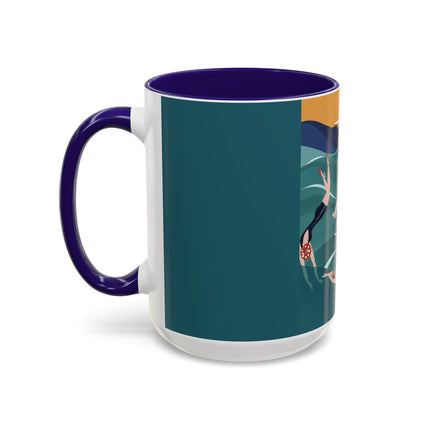 Summer Splash Colorful Mugs – Retro Beach Joy & Carefree Summer Vibes