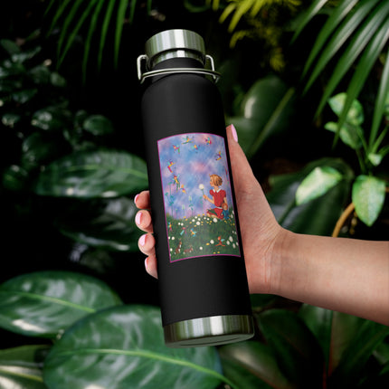 Whimsical Moments Copper Vacuum Insulated Bottle, 22 oz