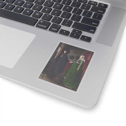 Arnolfini Portrait by Jan Van Eyck Kiss-Cut Stickers (4 Sizes)