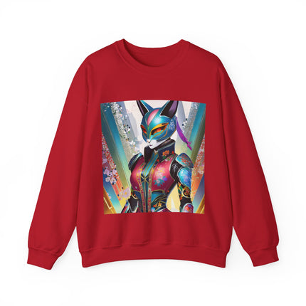 Cyberpunk Chic Unisex Heavy Blend™ Crewneck Sweatshirt