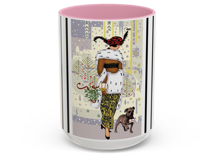 Wrapped in Elegance Colorful Mugs (11oz, 15oz)