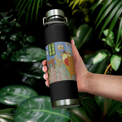 The Bedroom by Vincent van Gogh Copper Vacuum Insulated Bottle, 22oz