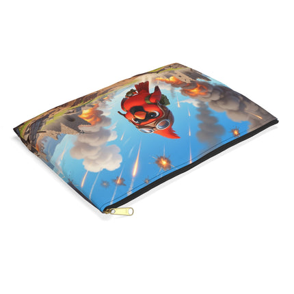 Cardinal Dive Bomber Accessory Pouch – Bold Aviator & Sky Adventure