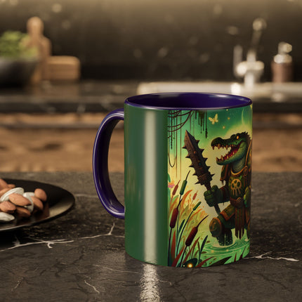 Swamp Tyrant Colorful Mugs (11oz, 15oz)