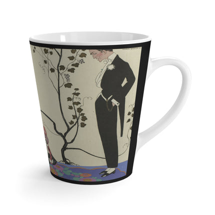 Le Grand Décolletage by George Barbier Latte Mug