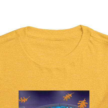 Whimsical Halloween Mischief Toddler Short Sleeve Tee