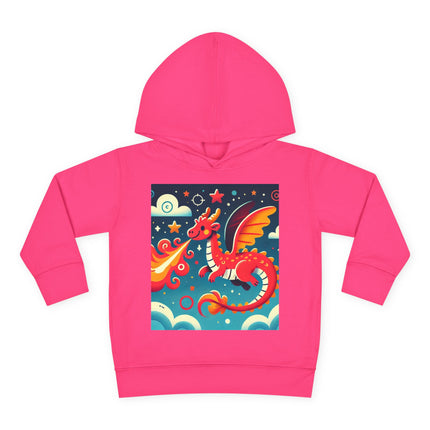 Starry Sky Dragon Toddler Pullover Fleece Hoodie