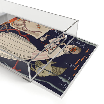 The Dazzling Little Fish by George Barbier Acrylic Serving Tray