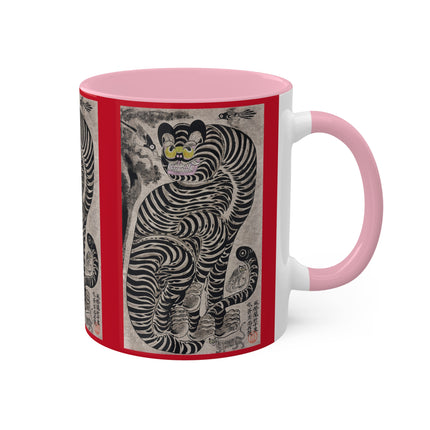 Talismanic Tiger Colorful Mugs, 11oz