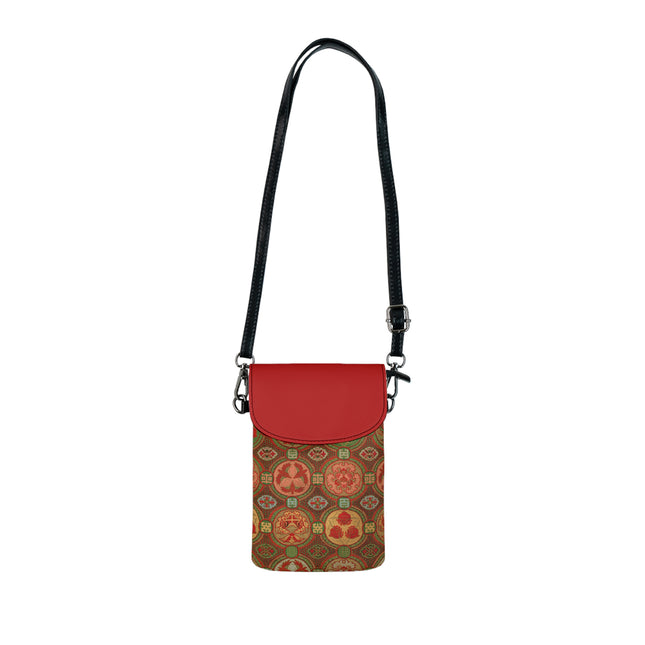 Japanese Fan Pattern by G.A. Audsley Small Cell Phone Wallet