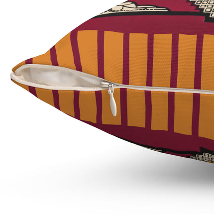 La décoration moderne dans le textile Pl. 12 by Gaston Charlet Spun Polyester Square Pillow