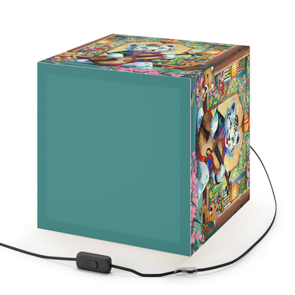 Melodies of the Snow Lion Cub Light Cube Lamp