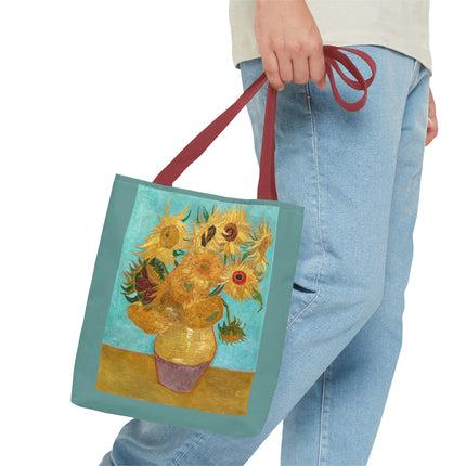 Vase with Twelve Sunflowers by Vincent Van Gogh Tote Bag (AOP)